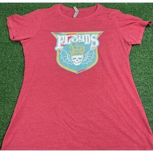 3 Floyds Logo Womens Red Graphic T-Shirt Size‎ Large